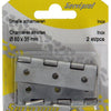 Mack 1013711 - 2 bisagras estrechas acero inoxidable h 60 x w 35 mm | 5 piezas