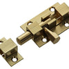 Mack 1013714 - 1 pestillo corredero latón pulido a 40 - b 13 mm | 5 piezas
