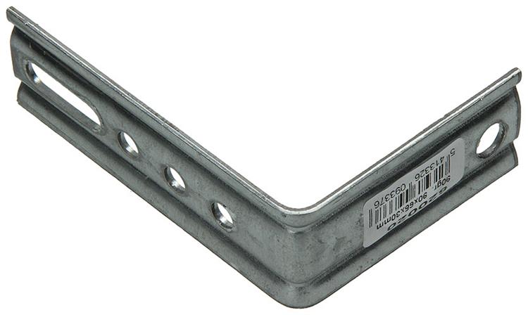 1014419 - marco esquinero con ranura 90x65x30mm 2mm | 30 piezas
