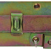 1014277 - corredera de rodillos con pasador ancho galvanizado 160 mm | 5 piezas