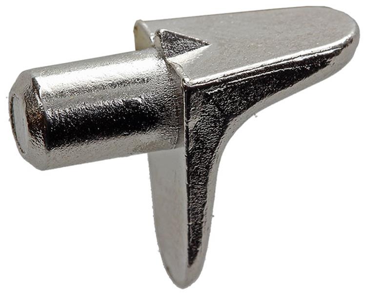 Mack 1014491 - 8 soportes para estantes niquelados ø 5 mm | 5 piezas