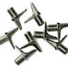 Mack 1014491 - 8 soportes para estantes niquelados ø 5 mm | 5 piezas