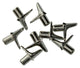 Mack 1014491 - 8 soportes para estantes niquelados ø 5 mm | 5 piezas