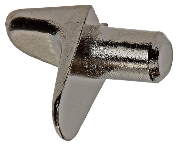 Mack 1014491 - 8 soportes para estantes niquelados ø 5 mm | 5 piezas