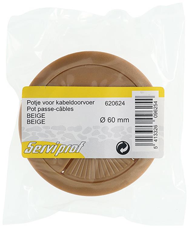 Mack 1014502 - 1 vaso per ingresso cavi marrone ø 60 mm | 10 pezzi