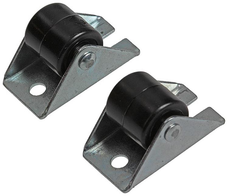 1014736 - 2 ruedas fijas plastico 13mm | 5 piezas