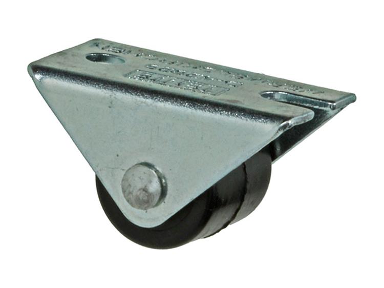 1014736 - 2 ruedas fijas plastico 13mm | 5 piezas
