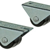1014736 - 2 ruedas fijas plastico 13mm | 5 piezas