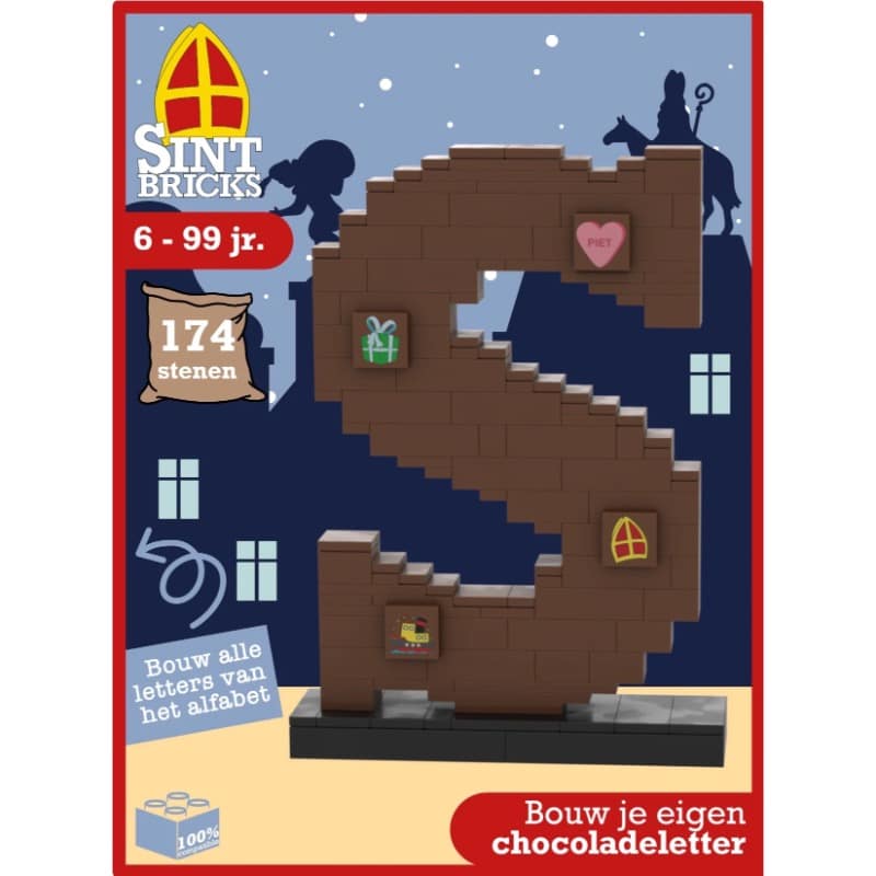 Sintbricks Sint Bricks costruisci la tua lettera di cioccolato