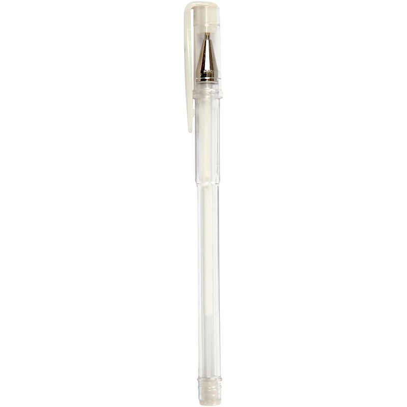 Penna gel Creative Company, larghezza tratto 0,8 mm, bianca, 6 pezzi 1 scatola