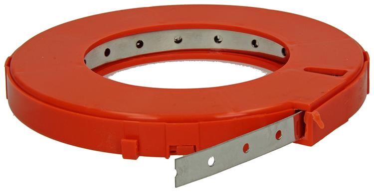 1014766 - Fleje de hierro perforado, acero inoxidable 12mmx0,8mm x10m | 2 piezas
