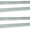1013690 - par de guías para cajones con ruedas blanco 25kg 45cm | 5 piezas