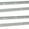 1013691 - par de guías para cajones con ruedas blanco 25kg 50cm | 5 piezas