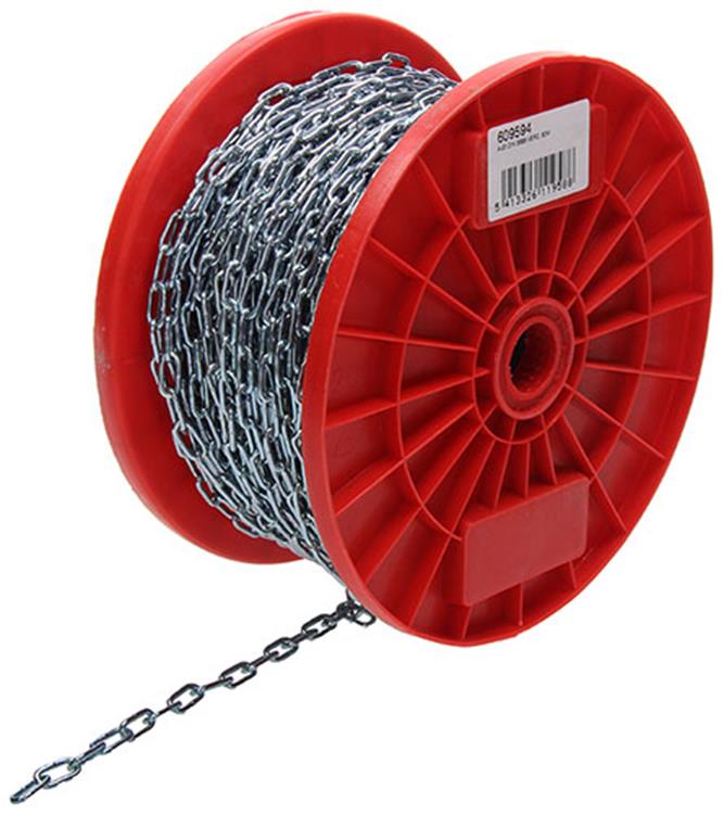 1013670 - eslabón de cadena corto din5685-2ø 2mm l 12mm 60m ancho 20 kg | 60 piezas