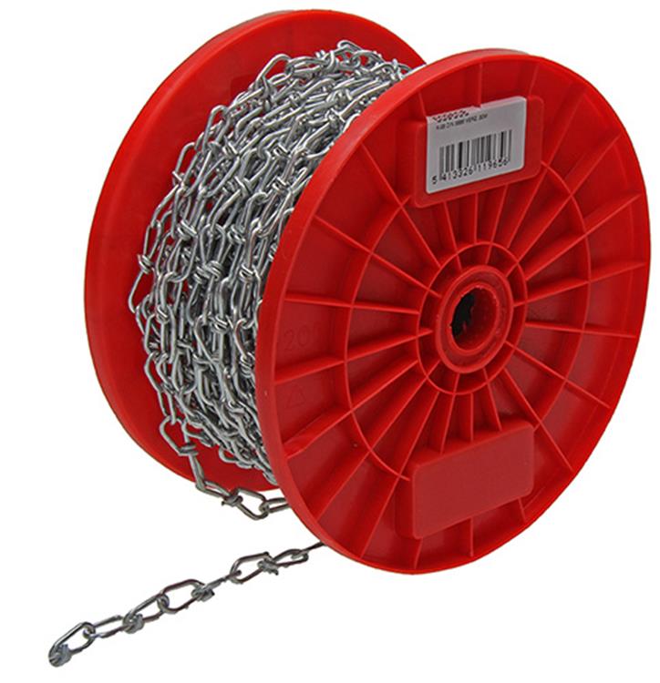 1013673 - cadena victor galvanizada din5686ø 2,2mm l 31mm 30m ancho 38 kg | 30 piezas