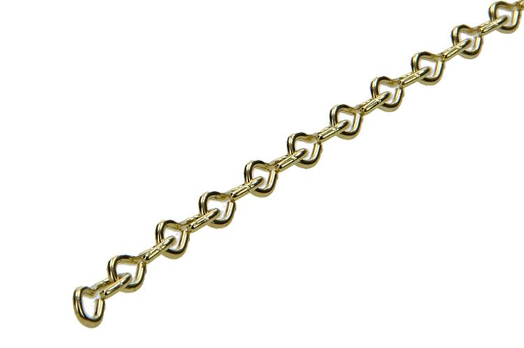 1013677 - Cadena latonada 25m si 1.1 6mm | 25 piezas