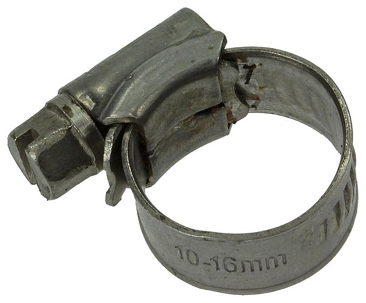 Mack 1011660 - abrazadera de manguera de acero inoxidable 10-16mm 2 piezas | 12 piezas