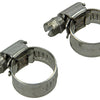 Mack 1011662 - abrazadera de manguera de acero inoxidable 16-27mm 2 piezas | 12 piezas