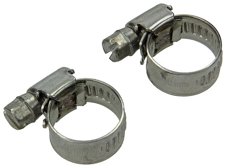 Mack 1011662 - abrazadera de manguera de acero inoxidable 16-27mm 2 piezas | 12 piezas