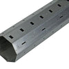1014836 - tubo octogonal galvanizado. ancho 60 x 0,6 mm largo: 2 m | 3 piezas