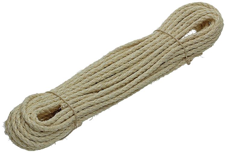 Mack 1014926 - sisal twisted strand 6mm approx. 20m | 5 pieces
