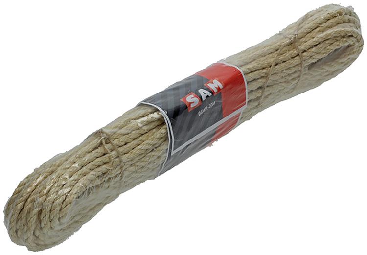Mack 1014926 - hilo retorcido de sisal 6mm aprox. 20m | 5 piezas