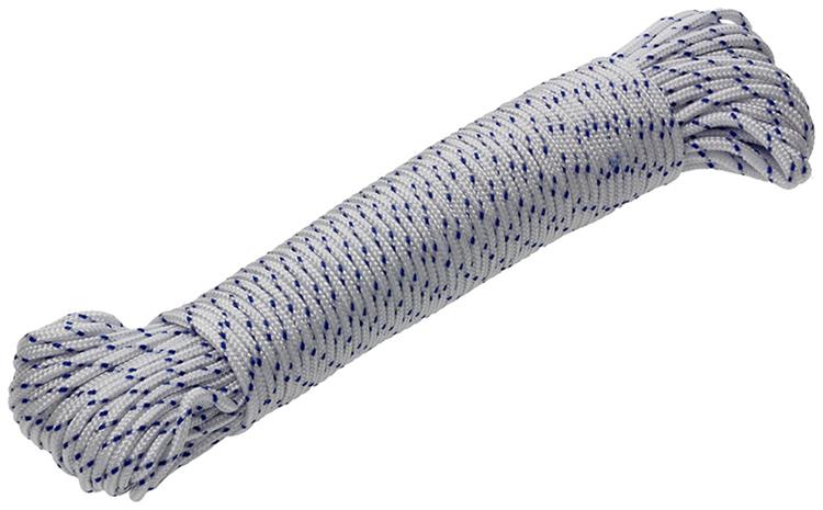 Mack 1014930 - pp trenzado blanco azul hilo2mm 20m | 5 piezas