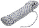 Mack 1014932 - pp braided white blue strand5mm 20m | 5 pieces