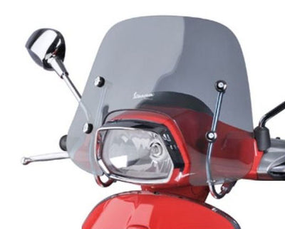 Windscherm Vespa sprint vanaf bj.2014 smoke laag 34cm origineel inclusief bevestigingsmaterialen