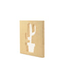 Vaessen creative • houten symbool 14cmx1,5cm cactus