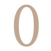 Vaessen creative • houten cijfer 0 9cmx3mm