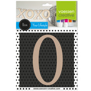 Vaessen creative • houten cijfer 0 9cmx3mm - afbeelding 2