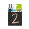 Vaessen creative • número 2 de madera 2,5 cm x 3 mm