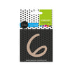 Vaessen creative • houten cijfer 6 2,5cmx3mm