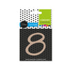 Vaessen creative • houten cijfer 8 2,5cmx3mm