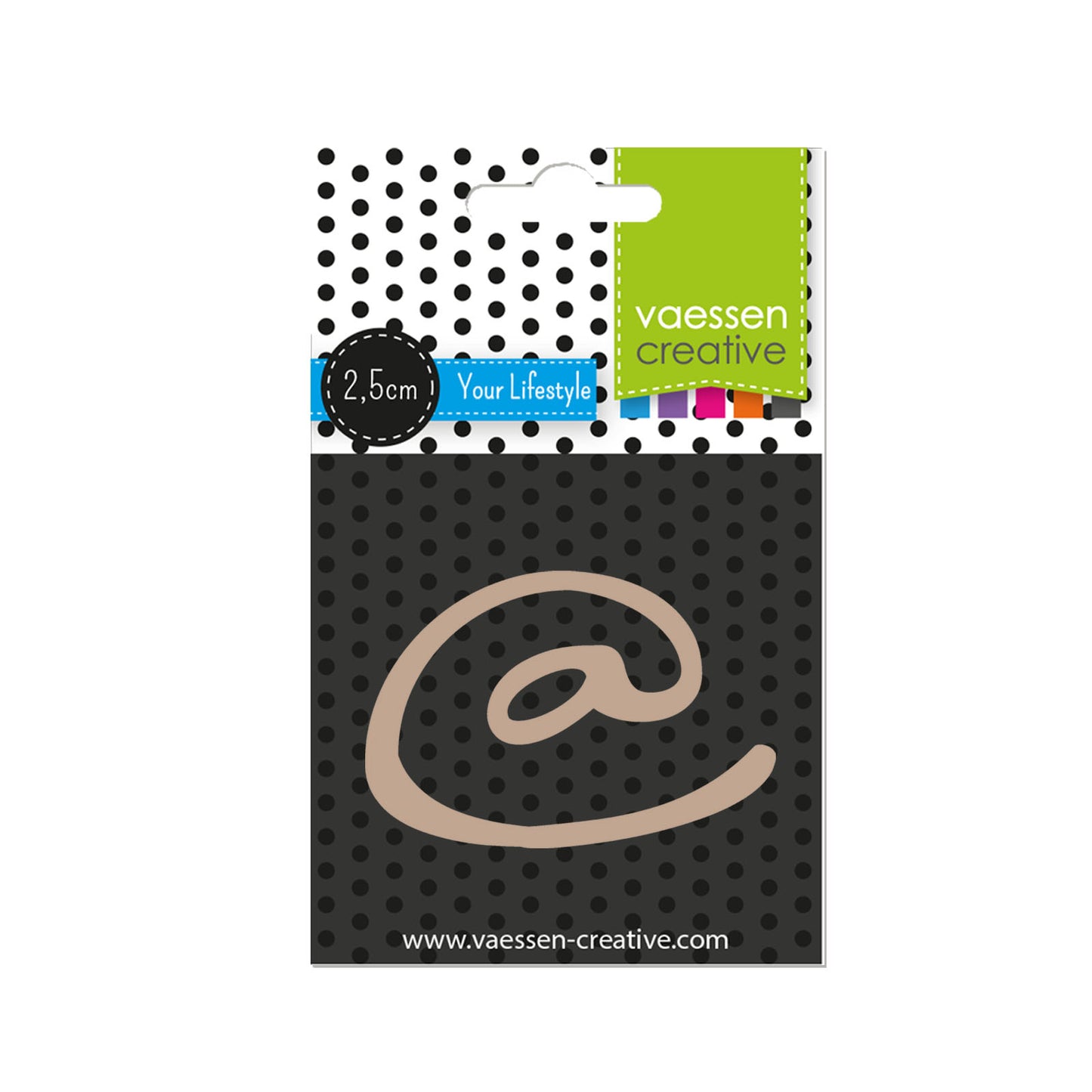 Vaessen creative • signo de puntuación de madera 2,5 cm x 3 mm @