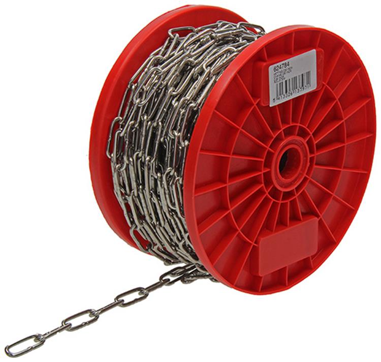 1015114 - kett. acero inoxidable sch. largo din5685-1ø 3mm l 26mm 30m ancho 40 kg | 30 piezas