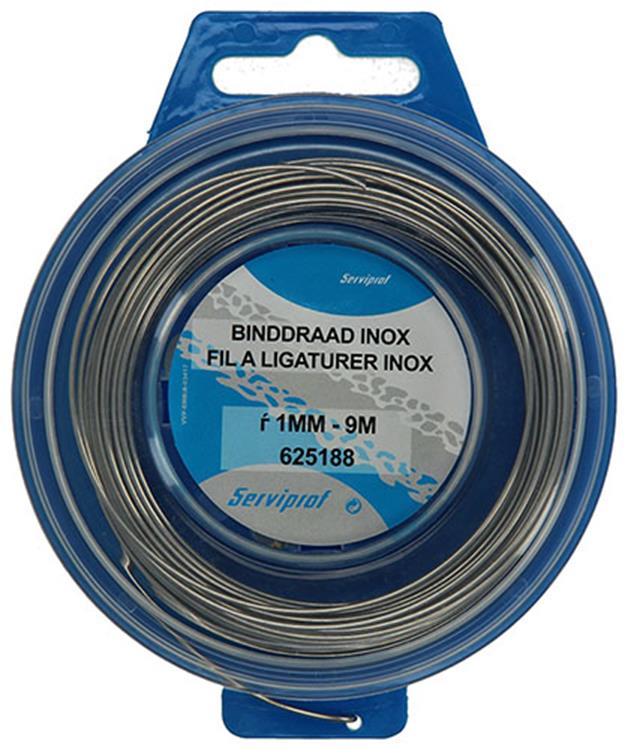 Mack 1015188 - Alambre para atar acero inoxidable hobby ø1mm - 9m | 6 piezas
