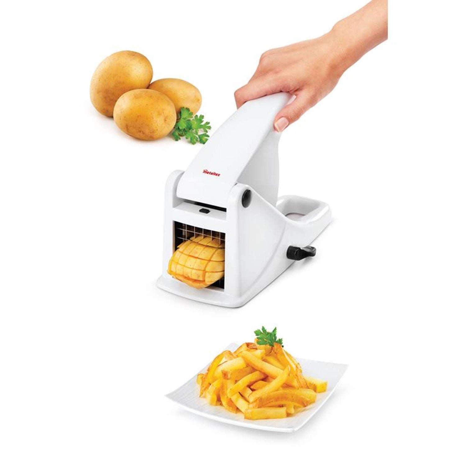 Metaltex Metaltex Kitchen Helpers Patate Plus Frietsnijder White