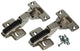 Mack 1013908 - 2 cerniere automatiche a scatto 9mm + croce pl. | 5 pezzi