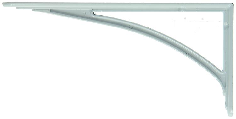 1015317 - suela cónica reforzada aluminio blanco 250x125 mm | 6 piezas