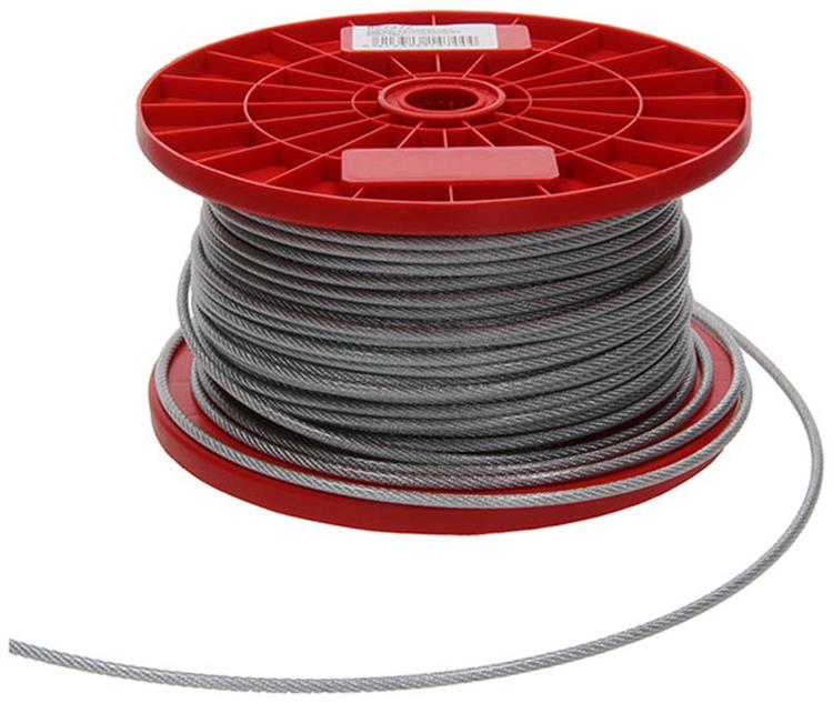 1015570 - cable acero funda pvc 6x7 100m3-4mm wll 100kg din en12385-4 | 100 piezas