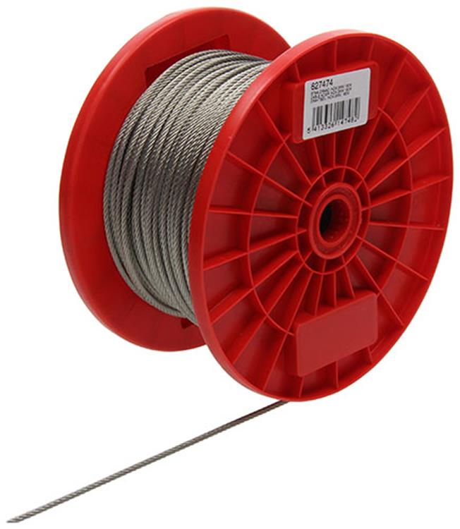 1015571 - cable de acero 7x7 acero inoxidable aisi 316 153mm wll 90 kg din en 12385-4 | 150 piezas