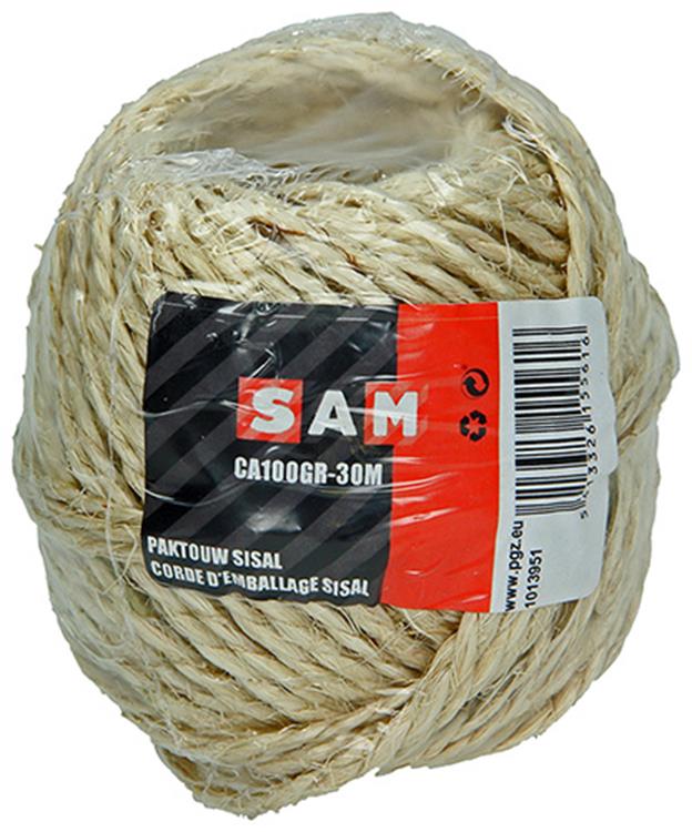 Mack 1013951 - cuerda de embalaje bobina sisal 3mm aprox. 22m | 10 piezas