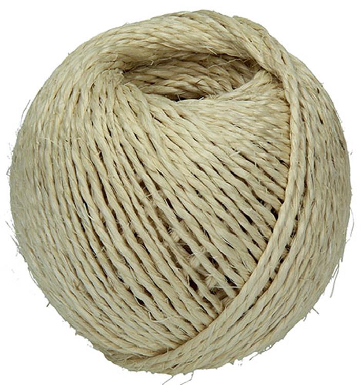 Mack 1013952 - cuerda de embalaje bobina sisal 3mm aprox. 45m | 10 piezas