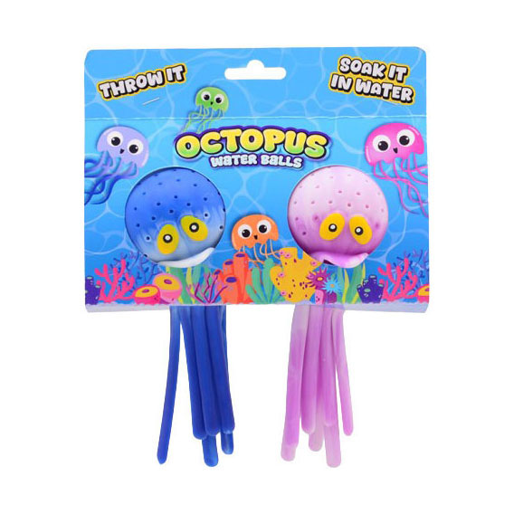 Pulpo arrojadizo Johntoy, 2 piezas