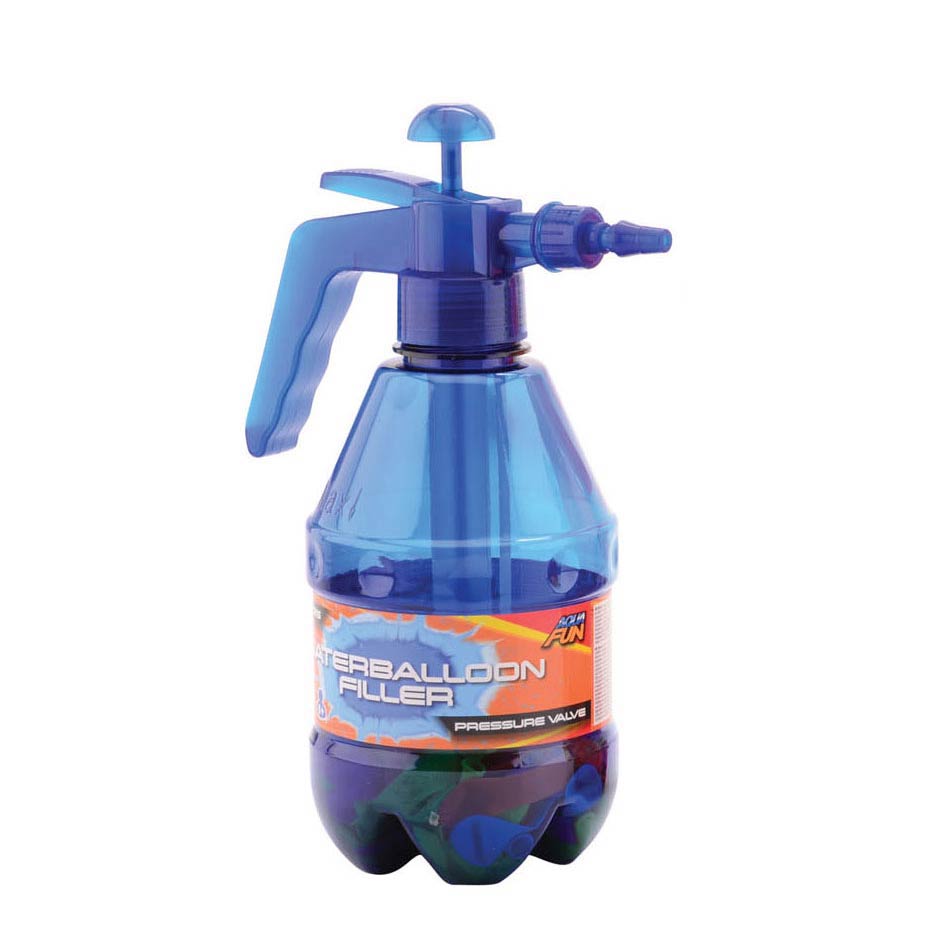 JOHNTOY Aqua Fun Waterballon Filler con 250 globos de agua de neón
