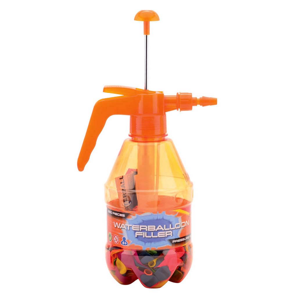 JOHNTOY Aqua Fun Waterballon Filler con 250 globos de agua de neón