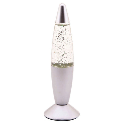 Johntoy Lavalamp glitter con la luce
