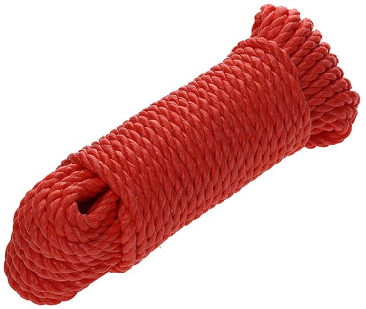 Mack 1013964 - Hilo naranja retorcido pp 6mm 15m | 5 piezas